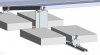 Profil aluminiowy do konstrukcji balastowej L:1150mm